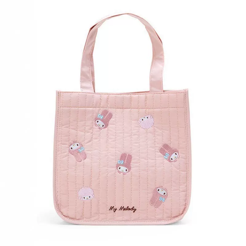 2024年专业工厂定制卡通可爱刺绣手提包外出便携手拎包便当包