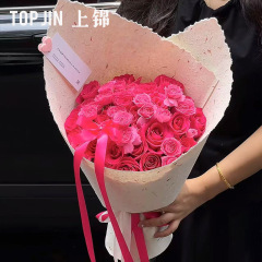 上锦 手撕花瓣纸 浪漫玫瑰花束包花纸diy手工东巴纸鲜花包装材料