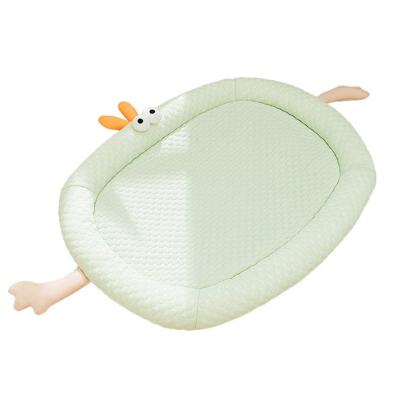 Primavera y verano para perros, esteras frescas, ojos grandes, sensación fría, perros pequeños y medianos, frijol, frijol, gato, gato, mascota.