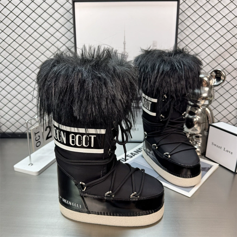 Demi-season high boots platform, (Physicals)