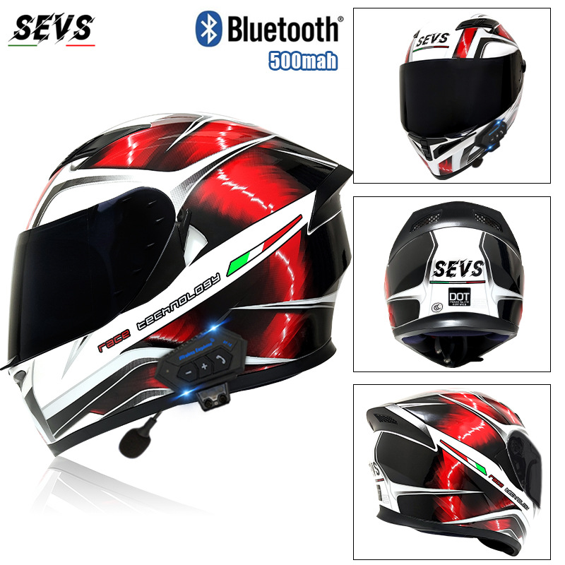 화이트 레드 허리케인 티 미러 블루투스