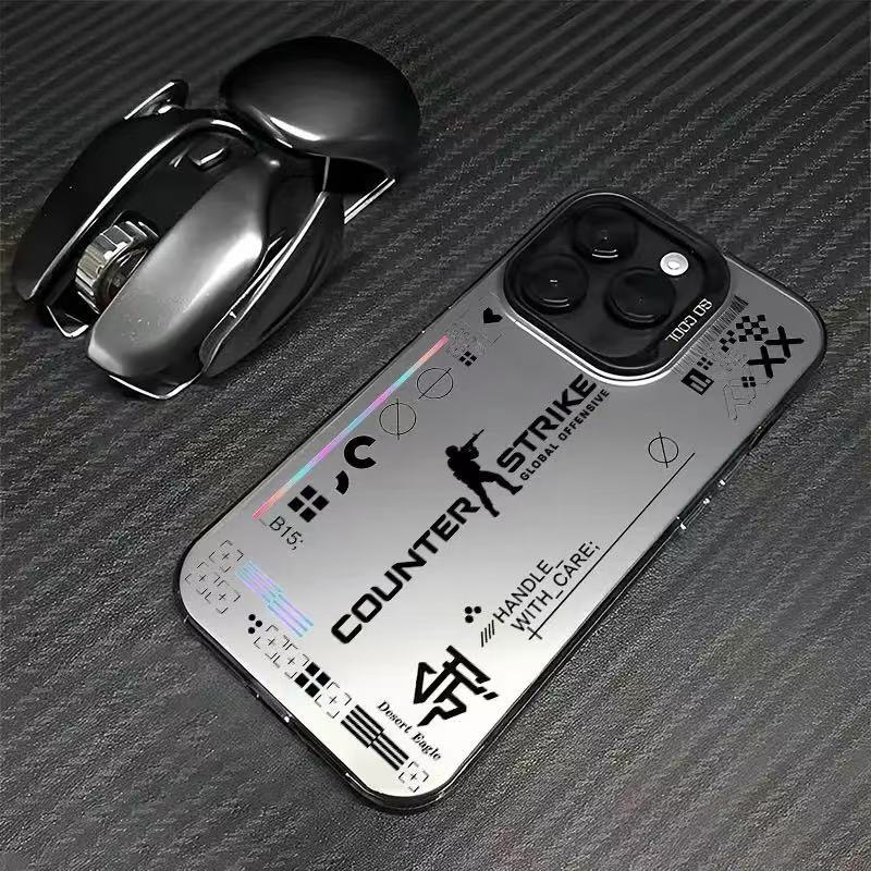 Csgo es adecuado para la carcasa del teléfono móvil Apple 16Promax, carcasa de gas de la personalidad, iPhone15, tendencia 14/13 Europa y América 12/