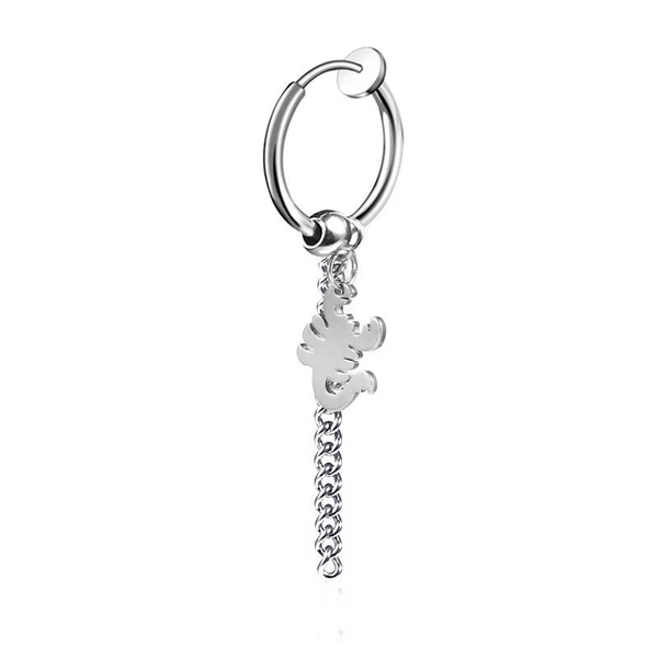 Scorpion steel ear clip single
