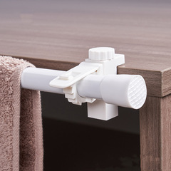 Japan KM.1151. Adjustable rod hanging clip, curtain shower curtain rod hanging clip, telescopic rod hanger, 2 pieces