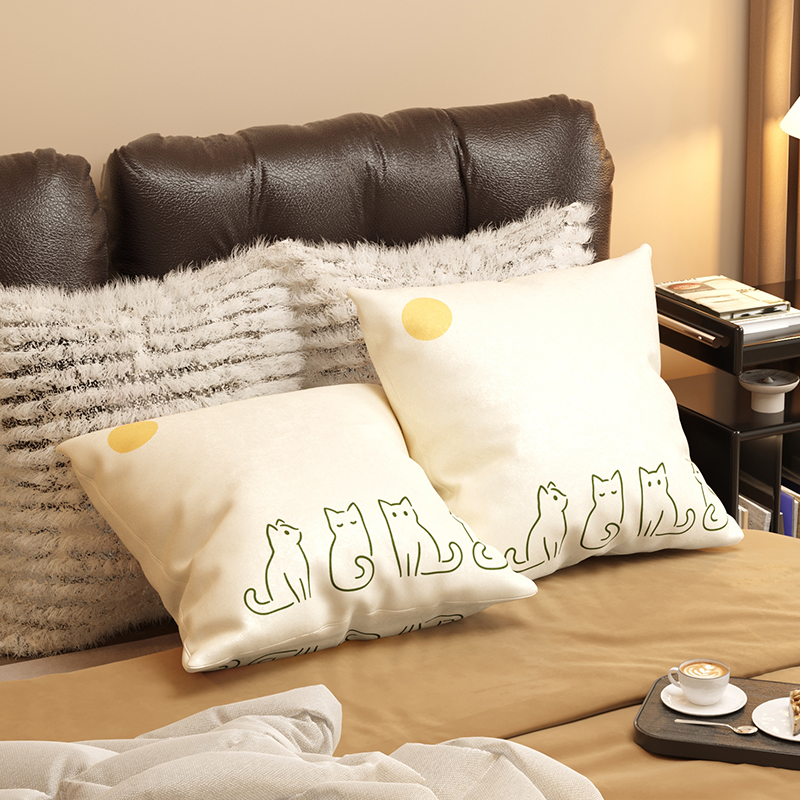 게으른 오후 브로케이드 베개 [사각형]