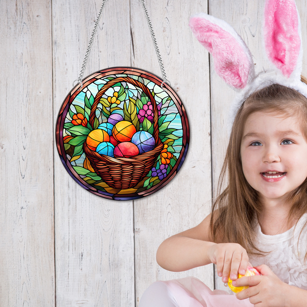 95g Weight pendant Home Textiles & Decor Type Acrylic Material Easter Festival Rabbit Pattern Casual, Elegant, Classical Style Easter Casual Elegant Classical Rabbit Arylic Party Supplies Decorations 96