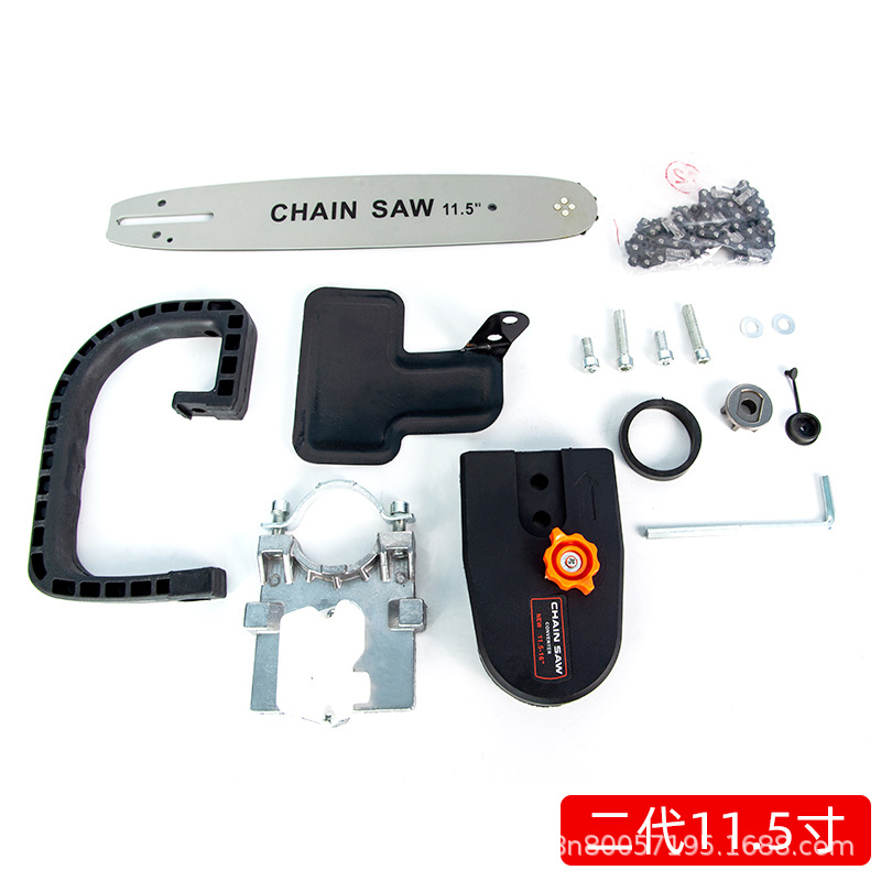 Molinillo de ángulo directo de fábrica modificado sierra de cadena eléctrica registro hogar pequeño corte de mano multifuncional modificado sierra de cadena