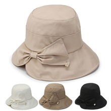 2022春夏季圆顶渔夫帽可折叠布帽时装帽百搭休闲圆顶渔夫遮阳凉帽