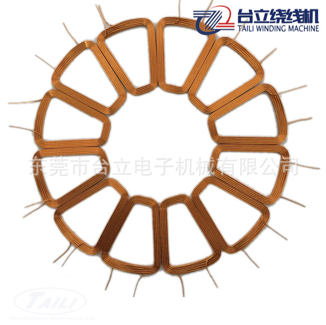台立自粘线空心线圈绕线机 无铁心马达线圈 空心电感线圈绕线机