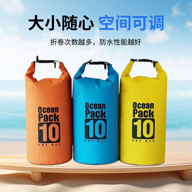 Bolsa impermeable de PVC para actividades al aire libre, bolsa de natación o rafting personalizada
