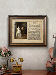 5ZV7 wholesale American retro music hydraulic electrical meter box decorative painting screen multimedia box circuit breaker box air switch box