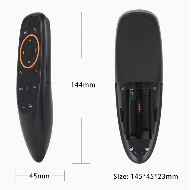 G10s Pro 音声エアマウス 2.4G ワイヤレス Bluetooth 赤外線バックライト付きユニバーサルリモコン|undefined
