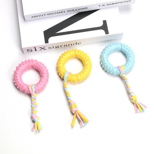 TPR Strap Pet Toy, Pet Dog Chewing Stick Small Dog Puppy Boredom Relief Durable Chew Toy for Dogs, Wholesale