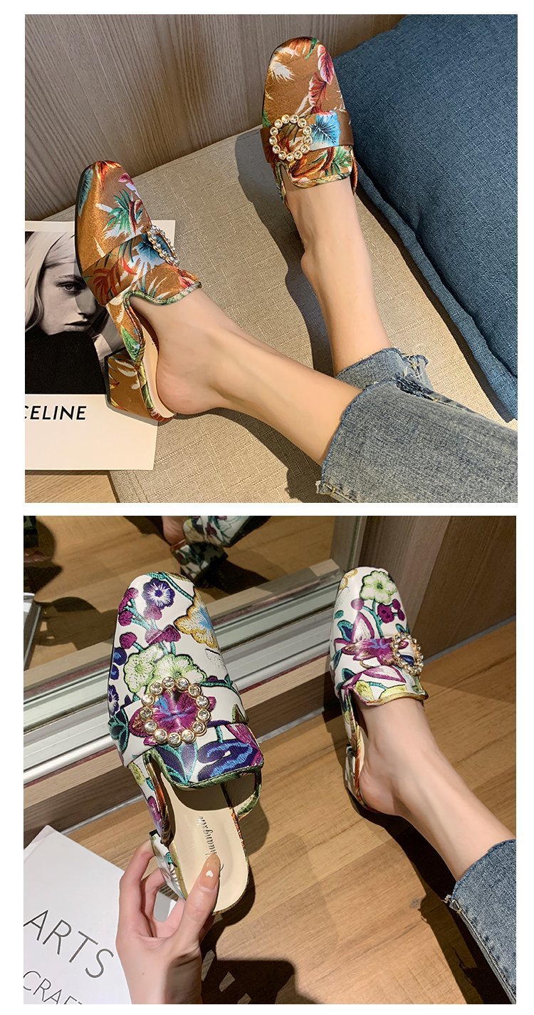 summer new fashion thick heel square toe sandals nihaostyle clothing wholesale NSZSC68270