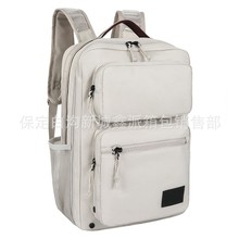 潮范气垫款双肩包大容量背包日常学生书包尼龙布旅行背包货号4770