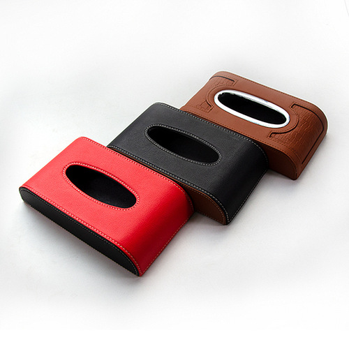 Home living room tissue box, car tissue storage box, high-end Ins leather hotel, light luxury desktop tissue box