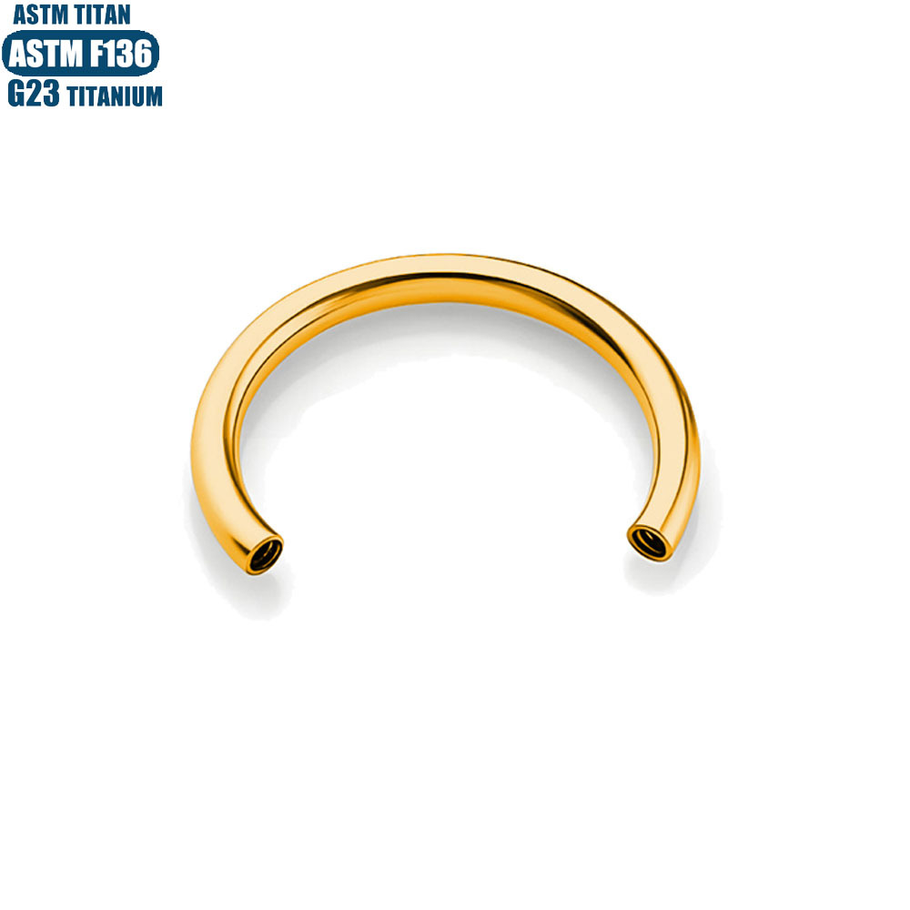 Pointed titanium steel lip stud product view