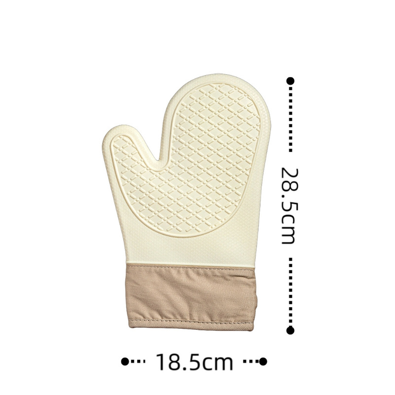 家用微波炉加棉硅胶防烫手套烘焙烤箱工具厨房隔热手套加厚耐高温|undefined