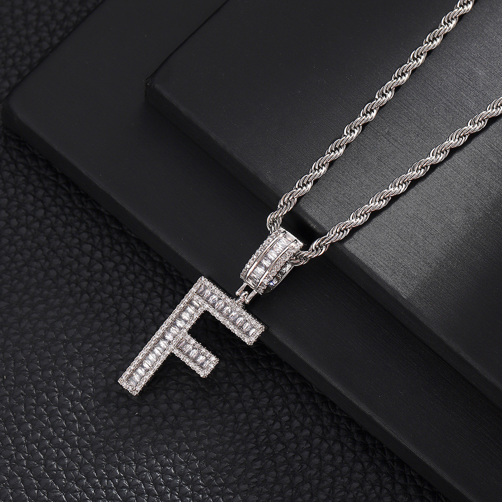 F + 20inch Twist Chain (silver)