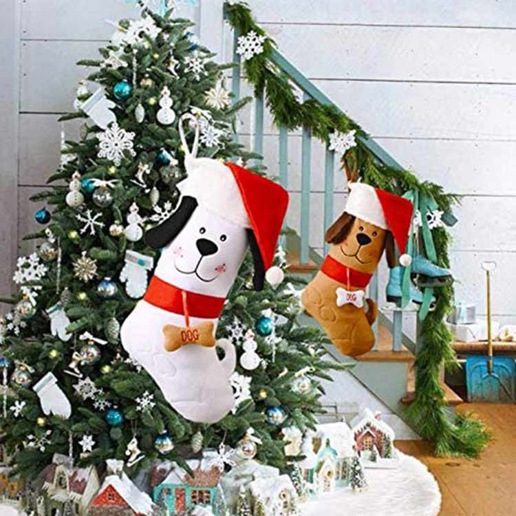 Christmas Dog Cloth Party Christmas Socks display picture 3