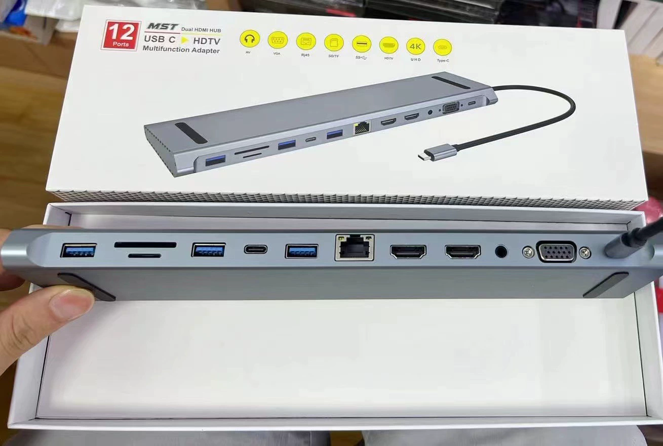 Встроенная(е) расширение для ноутбука Apple, hub, сетевой порт USB Type-C расширительная док-станция