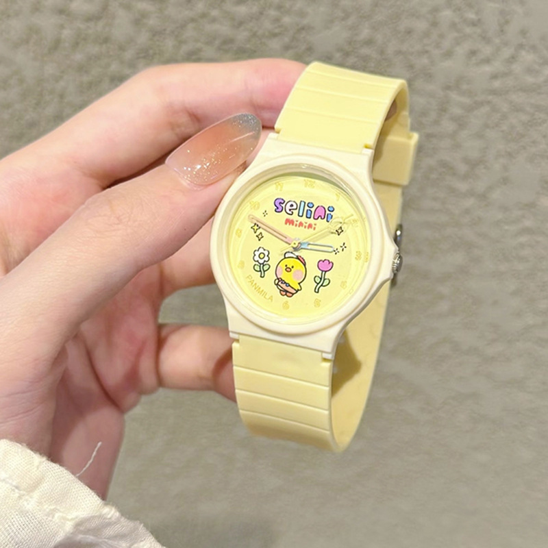 In-Stock Wholesale Cross-Border Supply of Children's Watches for Primary and Secondary School Students, Silent Children's Watches, Anti-Drop New Models, Small Dial Quartz Watches