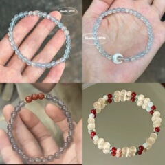 新しい中国風のレトロなビーズブレスレット、国民風、クールな気質、美白、ニッチなデザイン、シンプルな女性の多用途なブレスレット