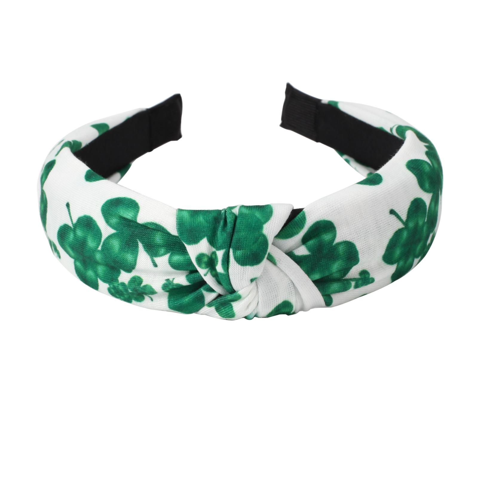 134g Weight Hair Band Hair Accessories Type 1 Piece Quantity Party, Festival Occasion St. Patrick Festival Shamrock Pattern All Seasons Season Women's Gender Classic Style Style Green Color Classic Style Women's Shamrock Cloth Hair Band 10