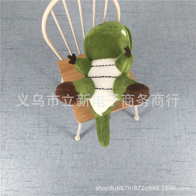 그린 공룡 봉제 인형 헤어 액세서리 인형 티라노사우루스 렉스 그라스 인형 10CM
