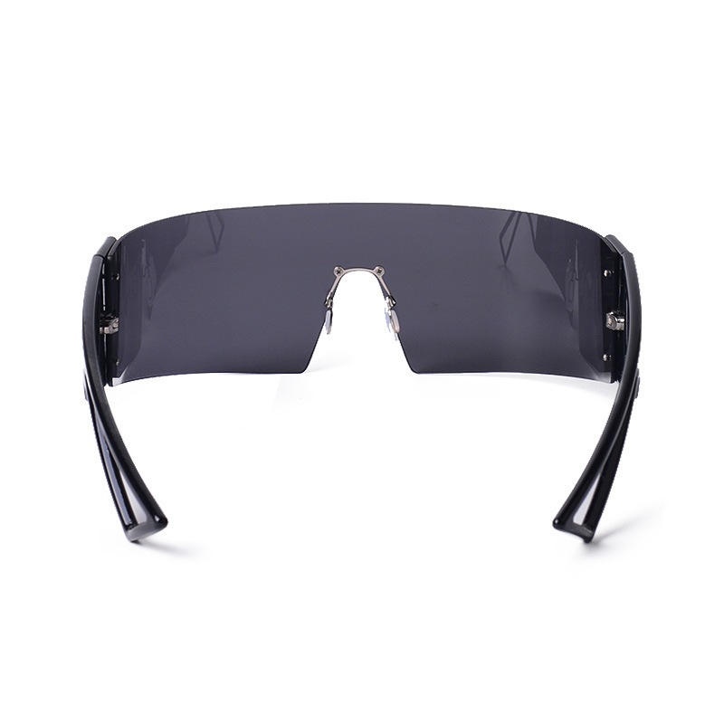 2021 New Fashionable Large Frameless One Piece Men's and Women's Sunglasses Windshields_voghion.com