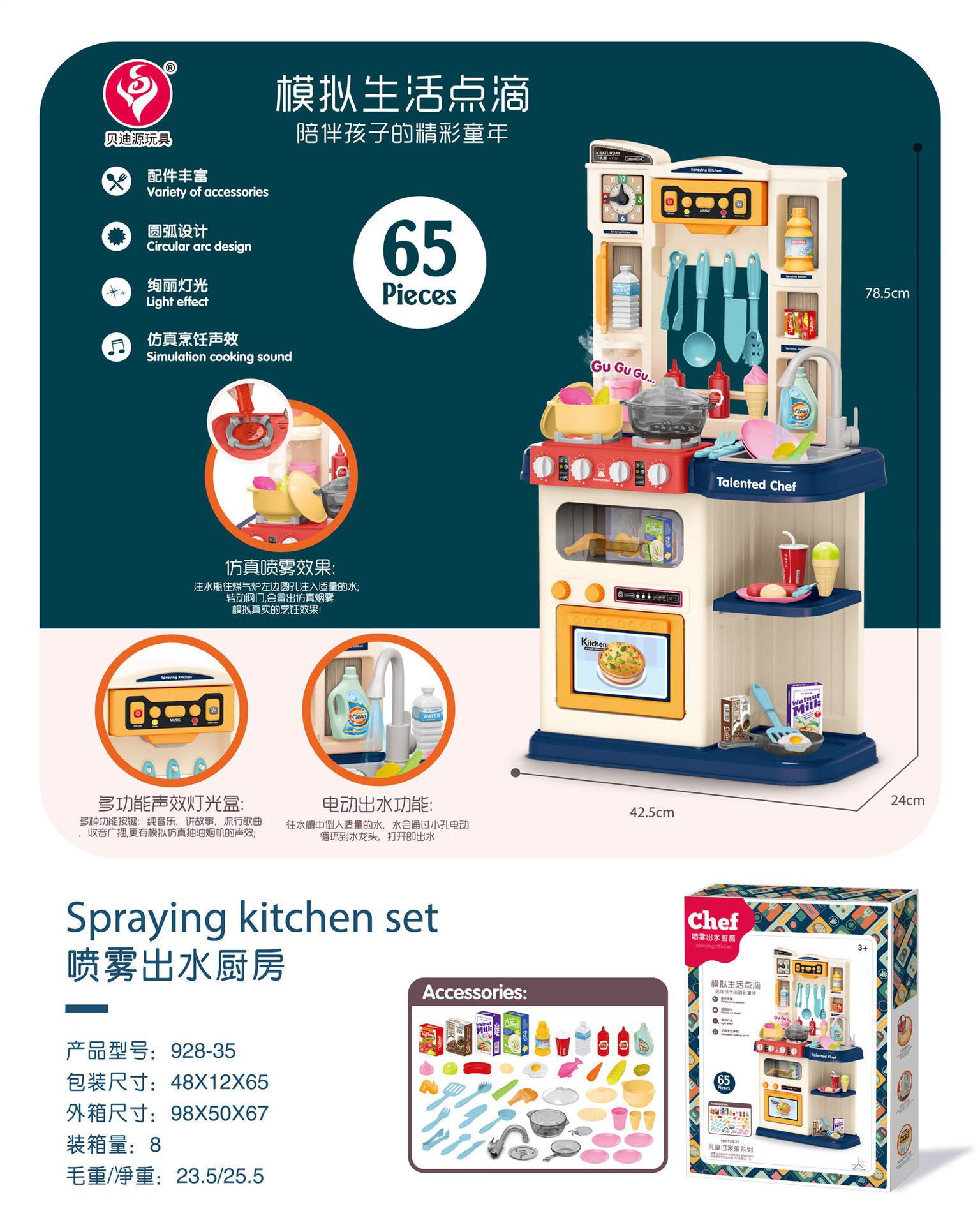 Juguetes de cocina juegos para niños popularidad en línea pequeños juguetes de productos básicos