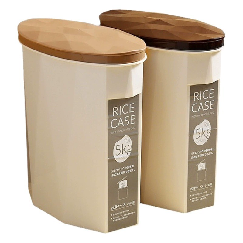 Бытовое ведро для риса большой емкости, защищенное от насекомых, влагостойкое запечатанное ведро для риса, ведро для хранения лапши, ведро для хранения корма для домашних животных, ведро для собачьей еды, ведро для кошачьей еды