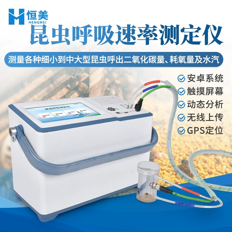 Измеритель скорости дыхания насекомых Drosophila Быстрый анализ интенсивности дыхания медоносной медоносной системы измерения метаболизма дыхания пчел