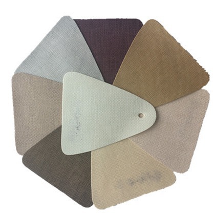 宝瑾人皮革复古仿布纹家装室内背景墙面沙发家具软硬包皮革面料