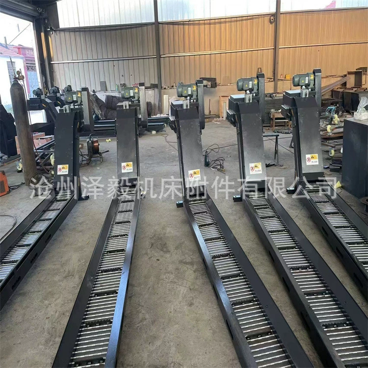 Токарный станок стружка автоматическая конвейерная линия Станок с ЧПУ цепи пластины стружки конвейер скребок стружка для удаления