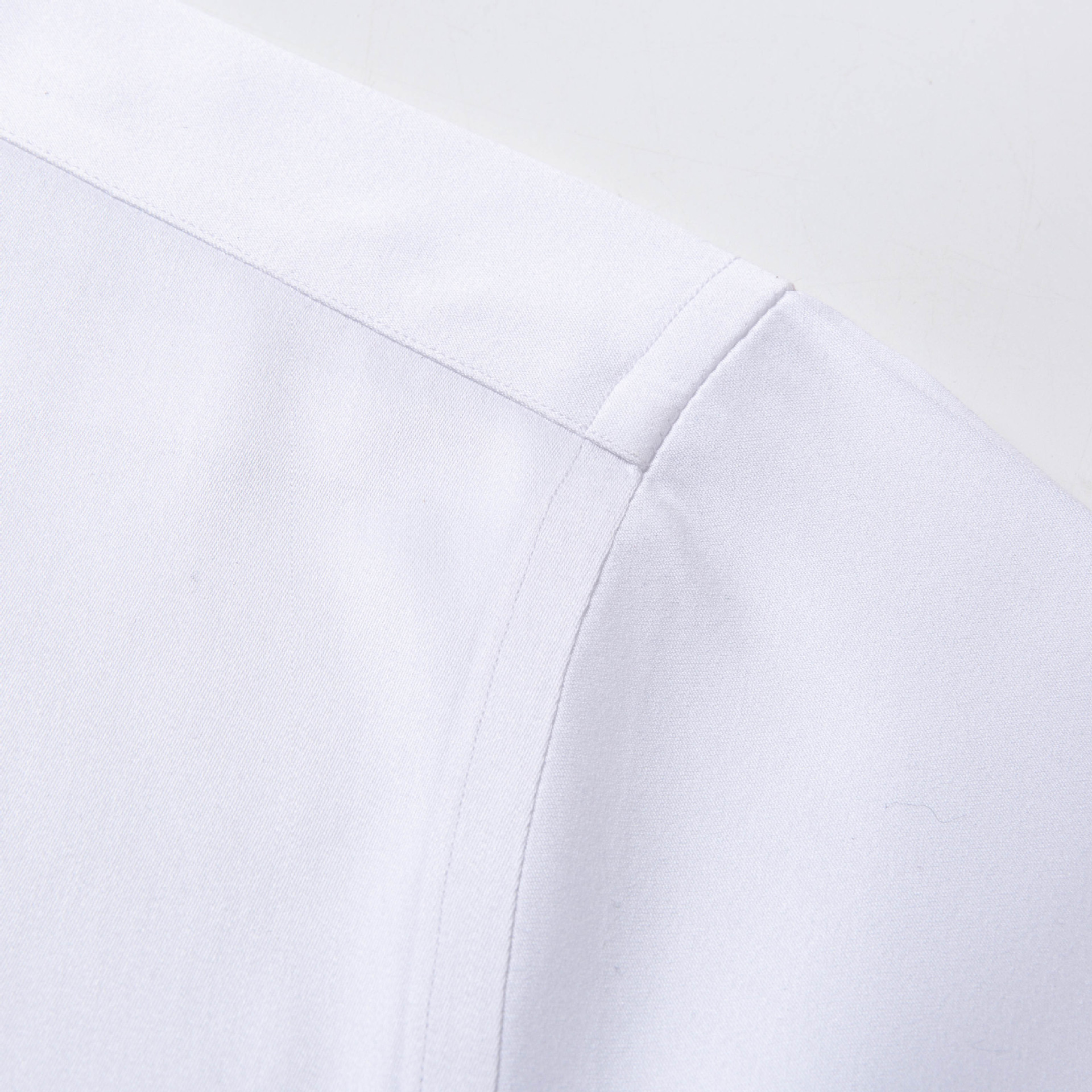 Large pointed collar 200 DP garment iron-free light luxury white shirt men's long sleeve cotton business large collar fashion shirt