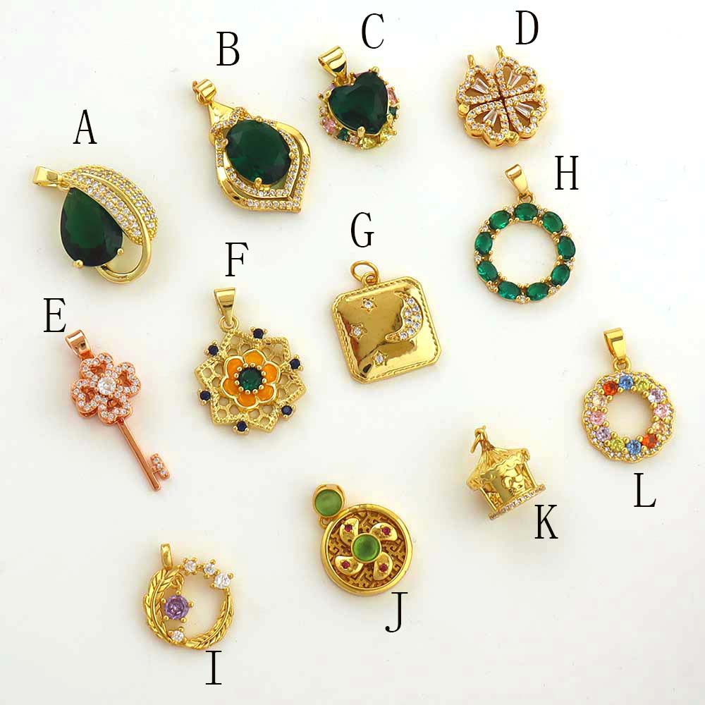 4g Weight Pendant Jewelry Making Type 11*31mm, 16 * 26mm Jewelry Making Size Zircon Inlay Material DIY Jewelry Accessories Classification 1 Piece Quantity Copper Material Heart Shape, Key Pattern All Seasons Season Plating Design Vintage Style Style 1 Piece 11*31mm 16 * 26mm Copper Zircon Heart Shape Key Pendant 2