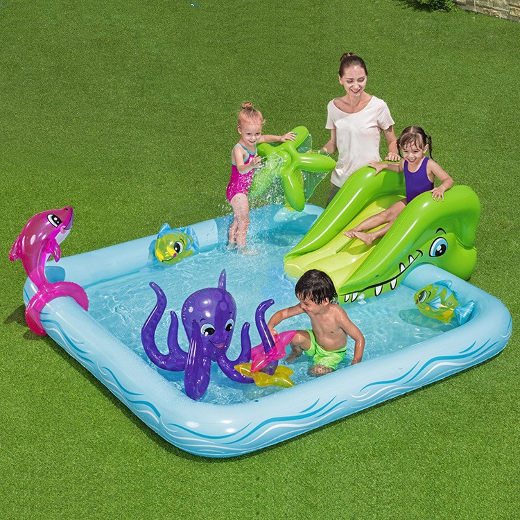 Piscina Inflable de PVC para Bebés, Juguete Infantil de Verano, Divertida y Suave