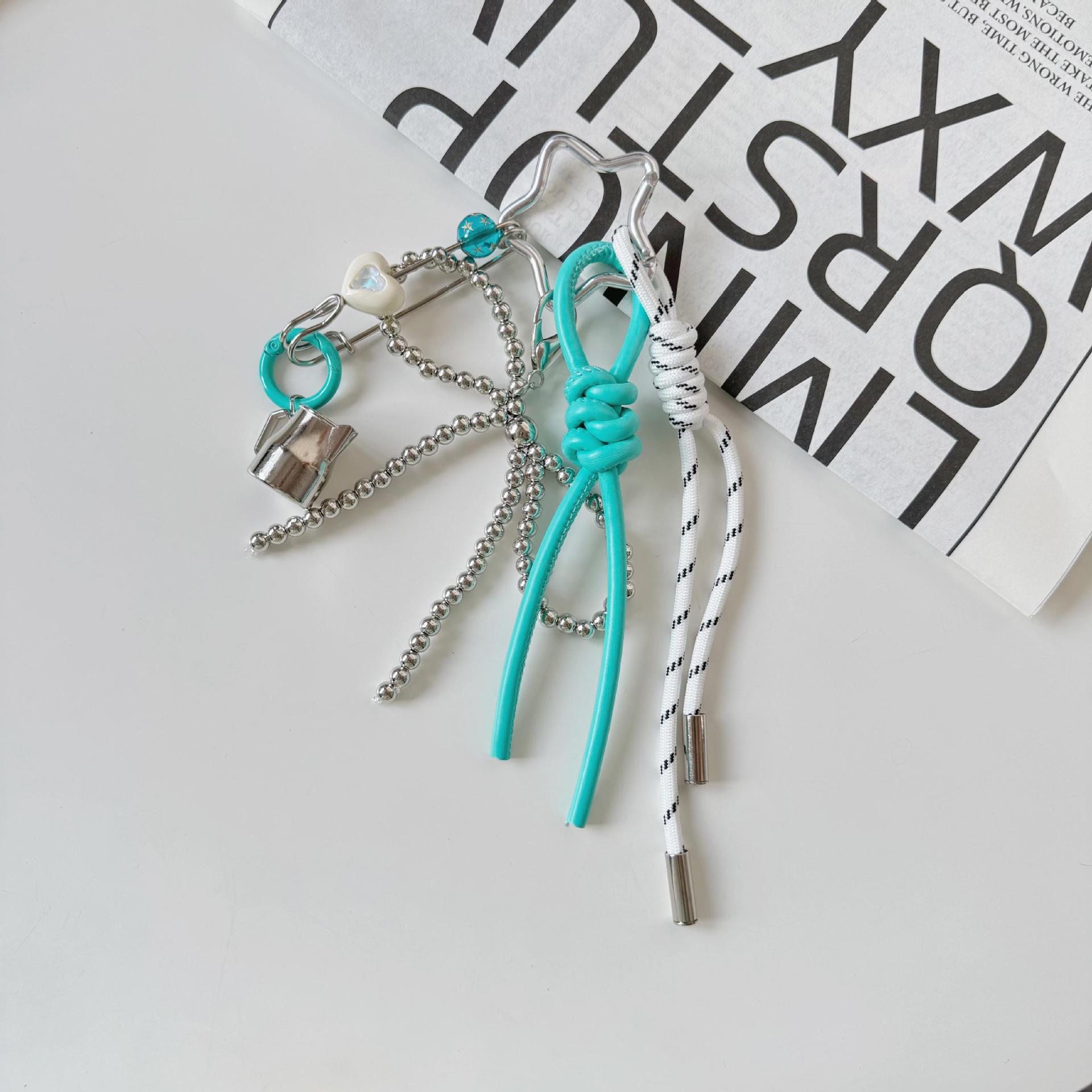 Small milk bottle tf blue rope m series pendant