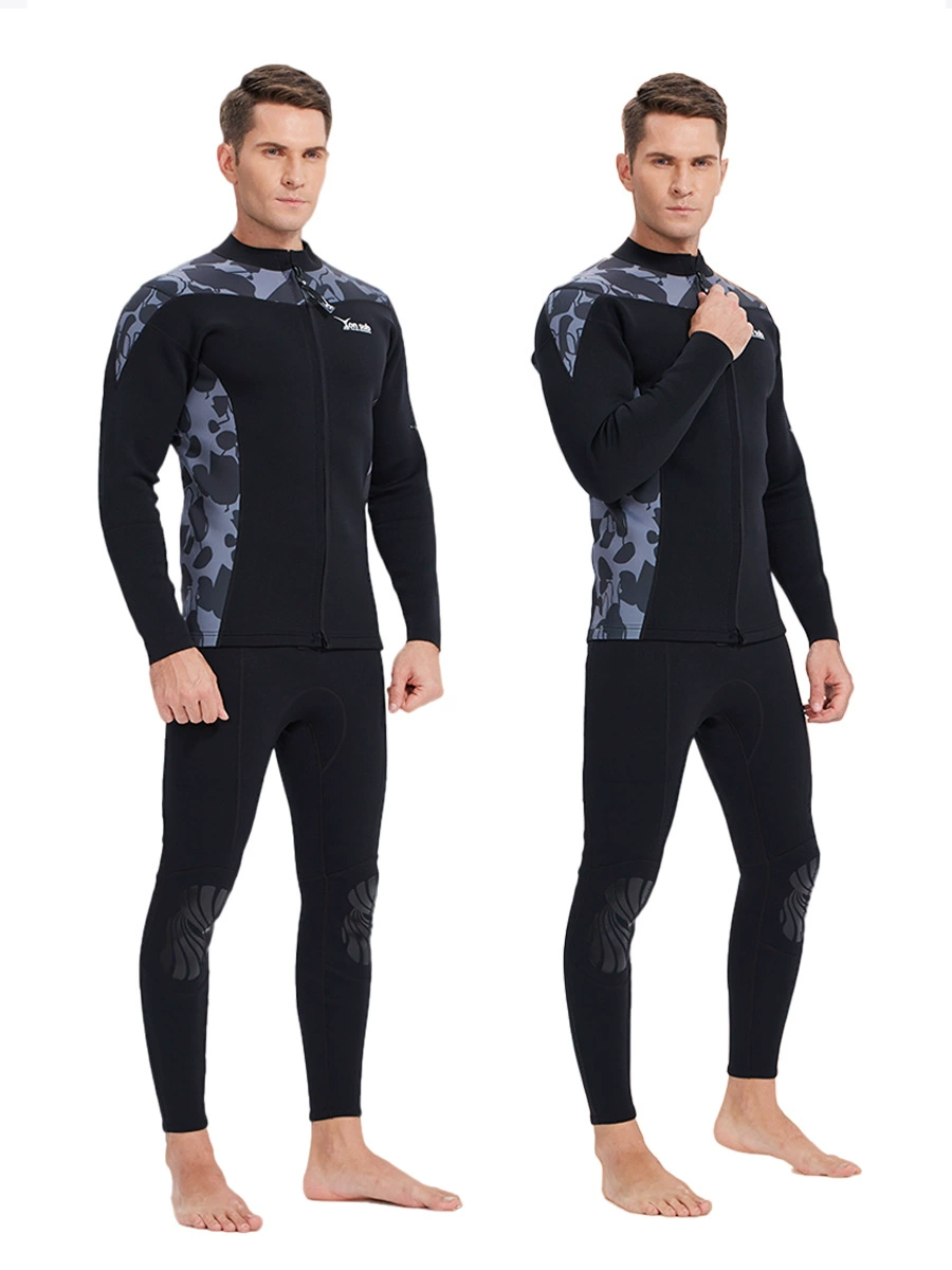 Split keep warm camouflage jacket, long-sleeve, 2mm