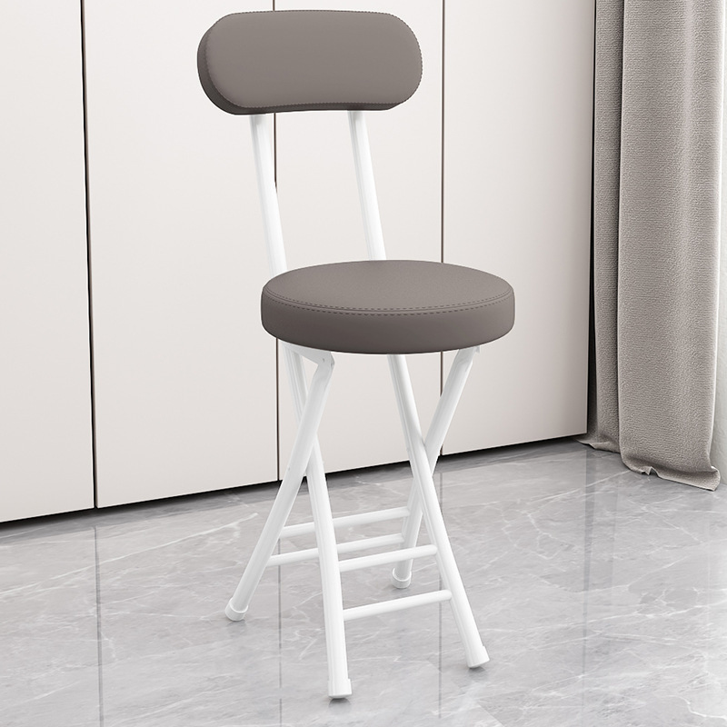 Silla plegable silla de comedor casera silla de descanso de ocio silla de respaldo de dormitorio taburete silla portátil para adultos