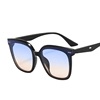 Fashionable square trend sunglasses suitable for men and women, glasses, city style, Korean style, internet celebrity