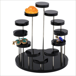 3 Round Seat 12 Round Seat Acrylic Plate Earrings Bracelet Foldable Necklace Jewelry Earrings Jewelry Rack