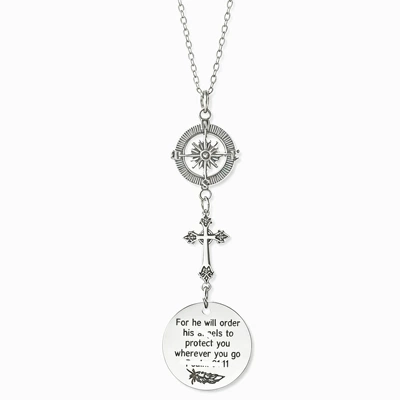 with Engraved Love Heart Angel | Car hanging - chain-clause-7-car-ornaments