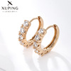 Jewelry, earrings, zirconium, suitable for import, European style