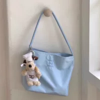 Корейские ins ветер 2024 Ся Чжао Луши jennie та же маленькая сумка Тот конфеты цвета вышитый нейлон сумочка