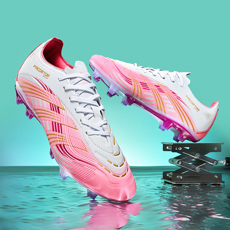 Nuevos zapatos de fútbol transfronterizos de césped artificial, estudiantes de juventud, competencia profesional zapatos de fútbol al por mayor.