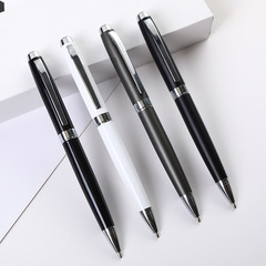 现货批发旋动金属圆珠笔  商务礼品套装圆珠笔可丝印雕刻企业LOGO