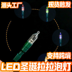 LED拉拉泡灯圣诞节圣诞树装饰泡壳遥控八功能防水绕庭院装饰打胶