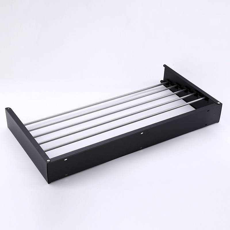 Toallas de baño toallas de baño escondidas toallas de baño negras estantes de toallas de baño plegables estantes de pared estantes de secador de ropa